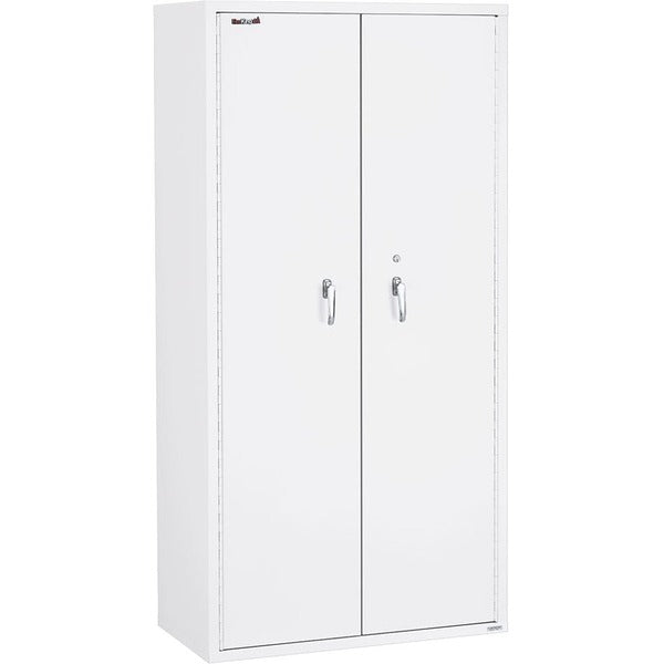 FireKing Storage Cabinet with Adjustable Shelves - 36" (91.44 cm) Width x 19.25" (48.90 cm) Depth x 72" (182.88 cm) Height - Adjustable Shelf, Key Lock, Durable, Fire Proof, Corrosion Resistant, Environmentally Friendly, Scratch Resistant, Welded, Impact