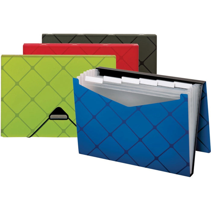 Cardinal Letter Expanding File - 8 1/2" (215.90 mm) x 11" (279.40 mm) - 7 Pocket - Assorted - 1 Each