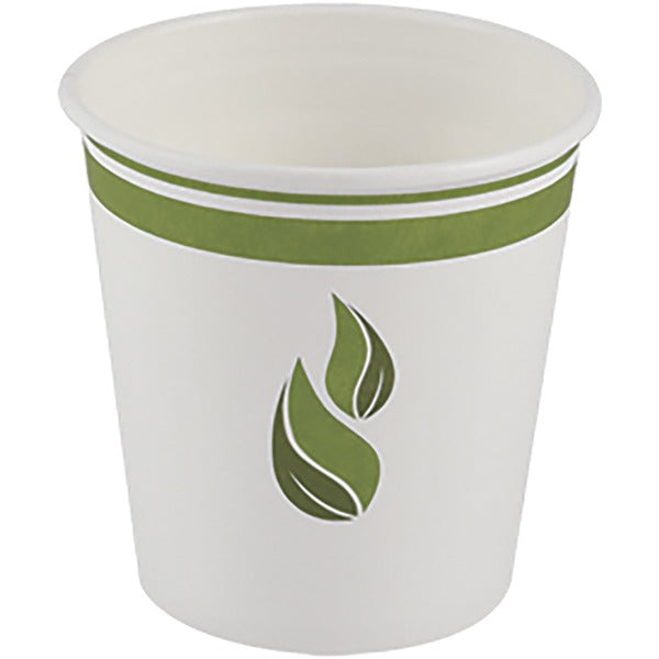 Eco Guardian 10 Oz Compostable Pla Lined Hot Drink Paper Cups - 295.74 mL - Paper, Polylactic Acid (PLA) - Hot Drink, Cold Drink, Beverage, Restaurant, Coffee Shop, Breakroom, Lobby, Cafe - 50 / Pack