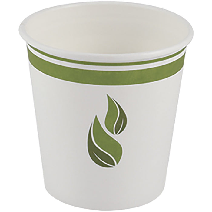 Eco Guardian 10 Oz Compostable Pla Lined Hot Drink Paper Cups - 295.74 mL - Paper, Polylactic Acid (PLA) - Hot Drink, Cold Drink, Restaurant, Cafe - 5E+1 / Pack