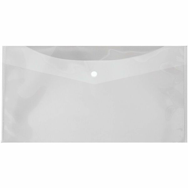 GEO Document Envelope - Document - Legal - Snap - Clear, Frosted - Polypropylene, Plastic - 1 Each