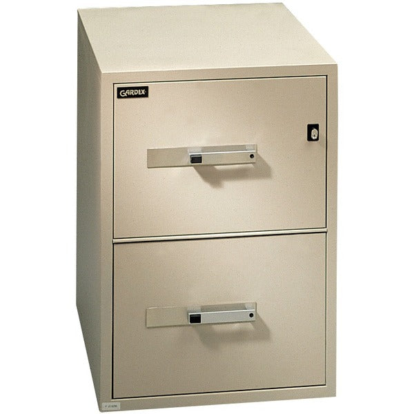 Gardex Classic GF-200 File Cabinet - 19.76" (50.20 cm) Width x 30.98" (78.70 cm) Depth x 27.99" (71.10 cm) Height - 2 x Drawer(s) - 9.53" (242 mm) Drawer Height 15" (381 mm) Drawer Width 25.98" (660 mm) Drawer Depth - Legal - Vertical - Fire Resistant, Ba