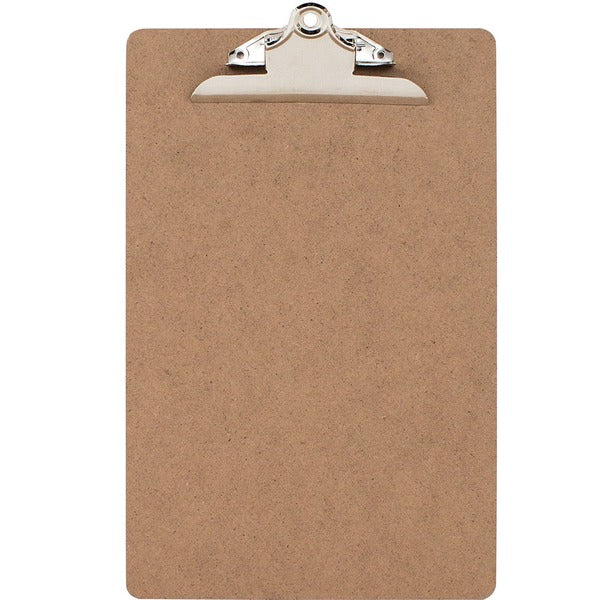 Geocan Clipboard - 8 1/2" (215.90 mm) x 14" (355.60 mm) Sheet Size - Masonite - 1 Each
