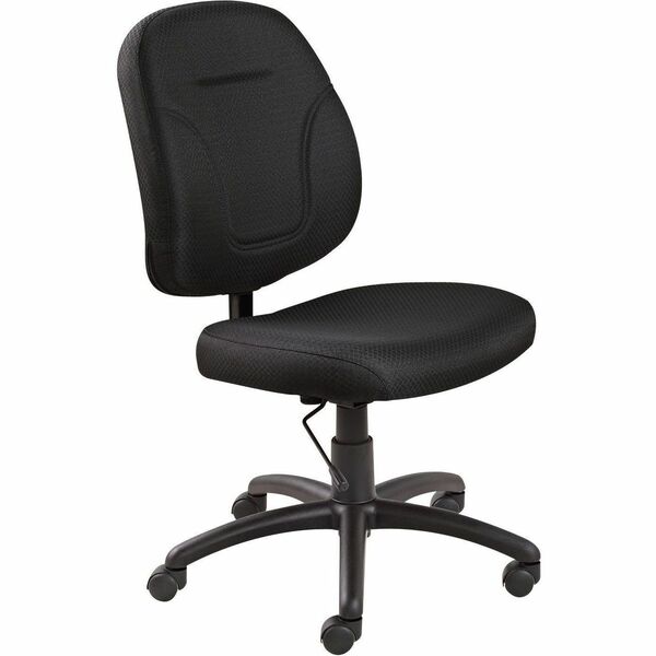 Offices To Go Part-Time | Armless Task Chair - Fabric Seat Material - Fabric Back Material - Black - 1 Each
