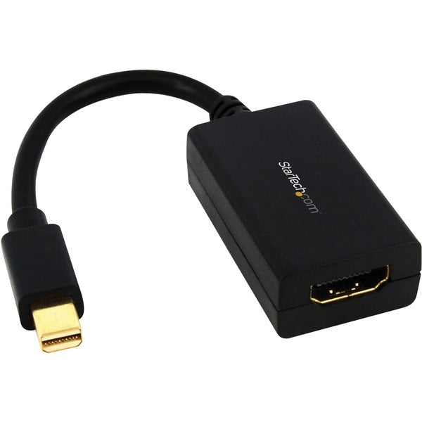 StarTech.com Mini DisplayPort to HDMI Video Adapter Converter - Mini DisplayPort Digital Audio/Video - HDMI Digital Audio/Video - 1920 x 1080 Supported - 1