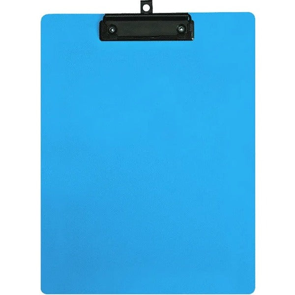 GEO Letter Size Writing Board, Light Blue - 8 1/2" (215.90 mm) x 11" (279.40 mm) Sheet Size - Plastic, Polypropylene - Light Blue - 1 Each