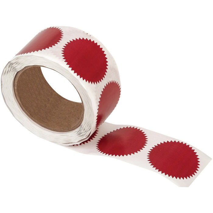 Sterling Self-Adhesive Notary Seals - Red - 500 / Pack