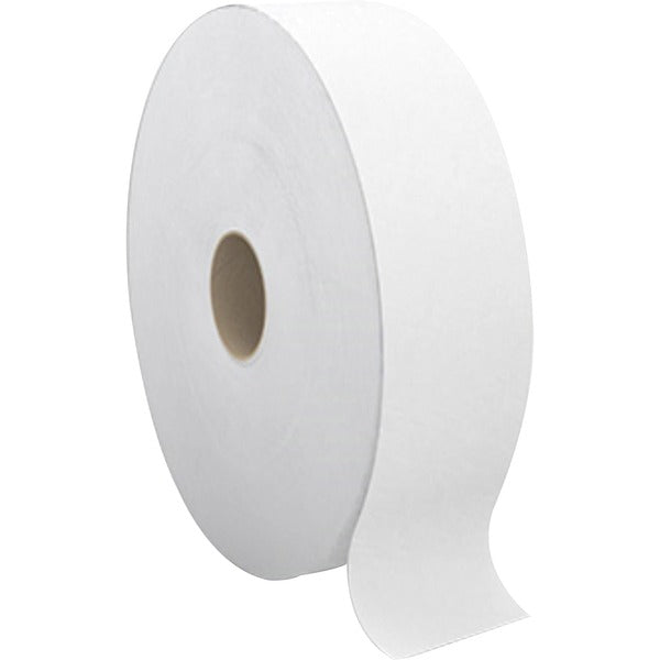 Cascades PRO Perform Jumbo Bathroom Tissue for Tandem&reg; - 2 Ply - 3.54" (89.92 mm) Width x 1400 ft (426.72 m) Length - White - 6 Rolls Per Container - 6 / Carton