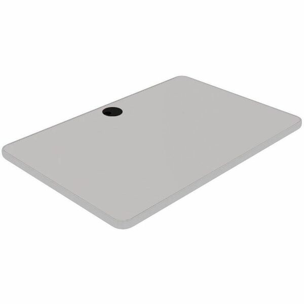 Heartwood Tucana Conference Table Top - Rectangular Curved Top - 36" (914.40 mm) Table Top Length x 24" (609.60 mm) Table Top Width x 1" (25.40 mm) Table Top Thickness - Gray - Polyvinyl Chloride (PVC) - 1 Each