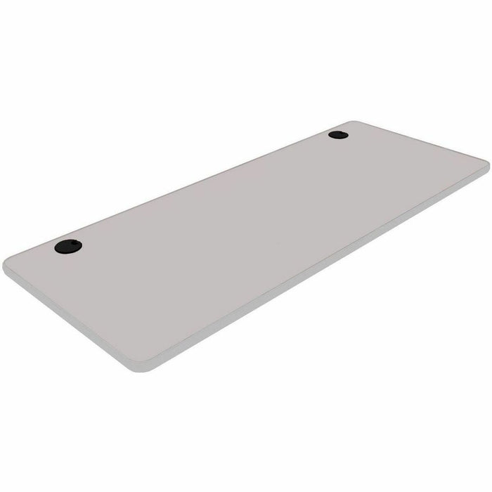 Heartwood Tucana Conference Table Top - Rectangular Curved Top - 60" (1524 mm) Table Top Length x 24" (609.60 mm) Table Top Width x 1" (25.40 mm) Table Top Thickness - Gray - Polyvinyl Chloride (PVC) - 1 Each