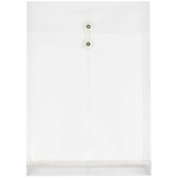 GEO Translucent Polyethylene Envelope - Legal - 14 1/2" (368.30 mm) Width x 10" (254 mm) Length - Drawstring - Translucent, Clear - Polyethylene, Plastic - 1 Each