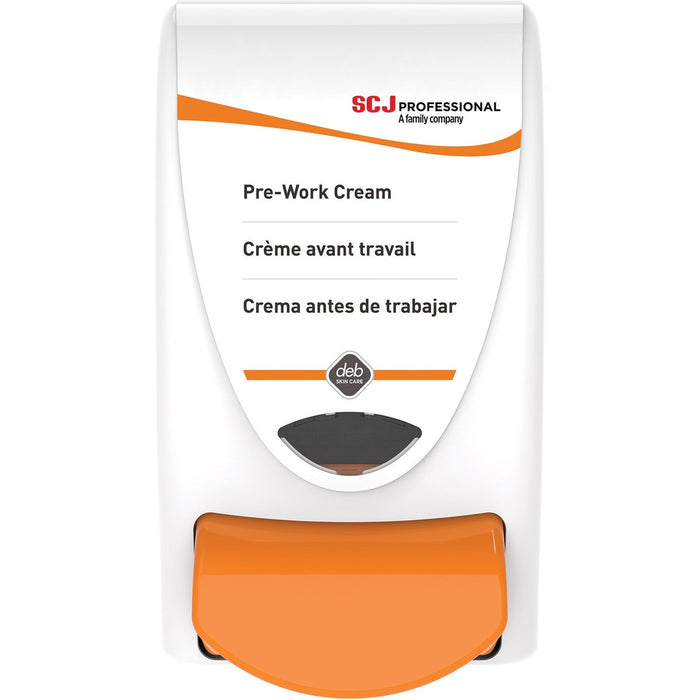 SC Johnson Professional Protect Dispenser - Manual - 1 L Capacity - Durable, Wall Mountable, Antimicrobial, Anti-bacterial - White - 1 Each
