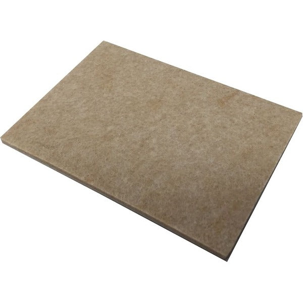 Shepherd Hardware 4-1/4-Inch x 6-Inch Heavy Duty Self-Adhesive Felt Furniture Pads, 2-Pack - 6" (152.40 mm) Length x 4.3" (107.95 mm) Width x 0.2" (4.57 mm) Thickness - Felt - Beige - 1 Each