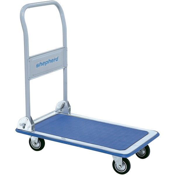 Shepherd Hardware Move-it_Premier Series_ 24" x 36" Platform Cart - 600 lb (272155.42 g) Capacity - 5" (127 mm) Caster Size - Steel - 33" (838.20 mm) Height - 1 Each