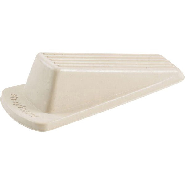Shepherd Hardware Wedge Doorstop - Heavy Duty - Rubber - Off White - 1 Each
