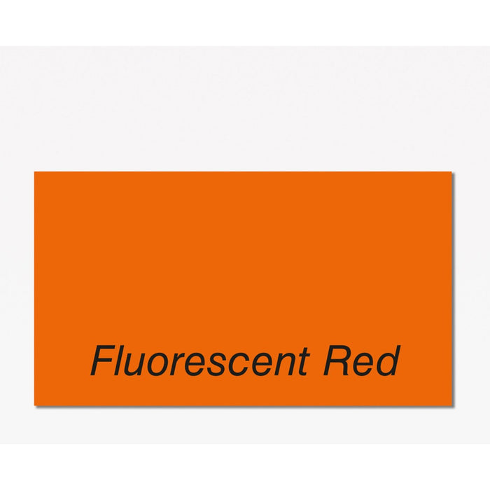 Monarch 1131 Fastening Gun Labels - - HeightPermanent Adhesive - Fluorescent Red - 2500 / Roll - 20000 Total Label(s) - 8 / Pack