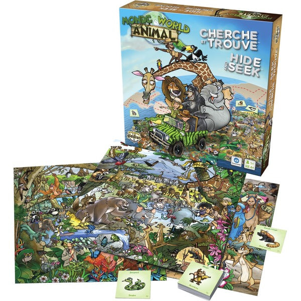 Editions Gladius Hide & Seek - Animal World - Strategy - 1 - 1 Each