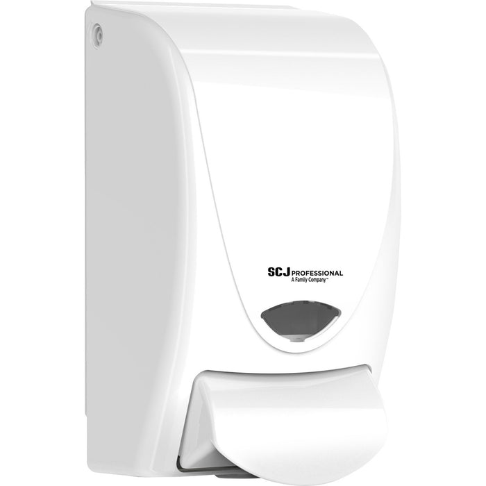 SC Johnson Proline Curve Manual Dispenser - Manual - 1 L Capacity - Durable, Antimicrobial, Anti-bacterial - White - 1 Each