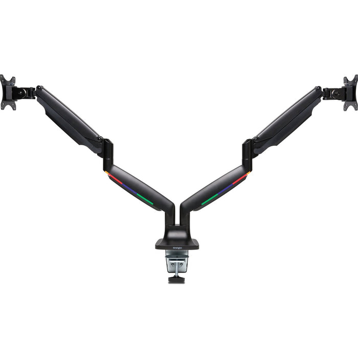 Kensington SmartFit Mounting Arm for Monitor - Black - Landscape/Portrait - Height Adjustable - 2 Display(s) Supported - 13" to 34" Screen Support - 19.80 lb (8981.13 g) Load Capacity - 75 x 75, 100 x 100 - VESA Mount Compatible - Aluminum, Plastic, Steel