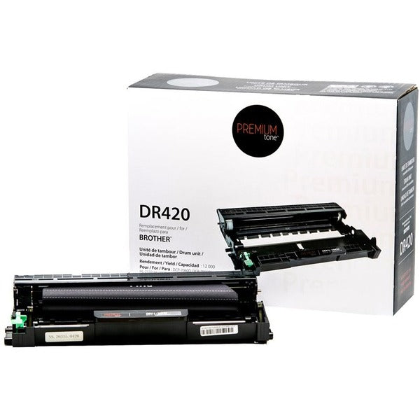 Premium Tone Drum Unit - Alternative for Brother DR420 - Black - 12000 Pages - 1 Pack