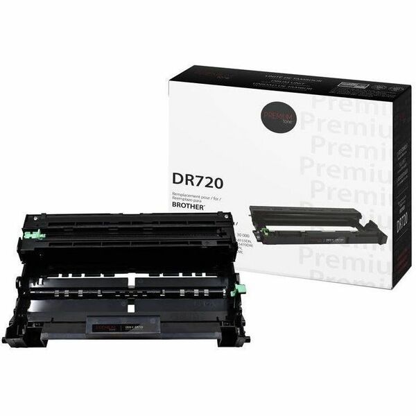Premium Tone DR720 Compatible Drum Alternative for Brother - Laser Print Technology - 30000 Pages - Black - 1 Each