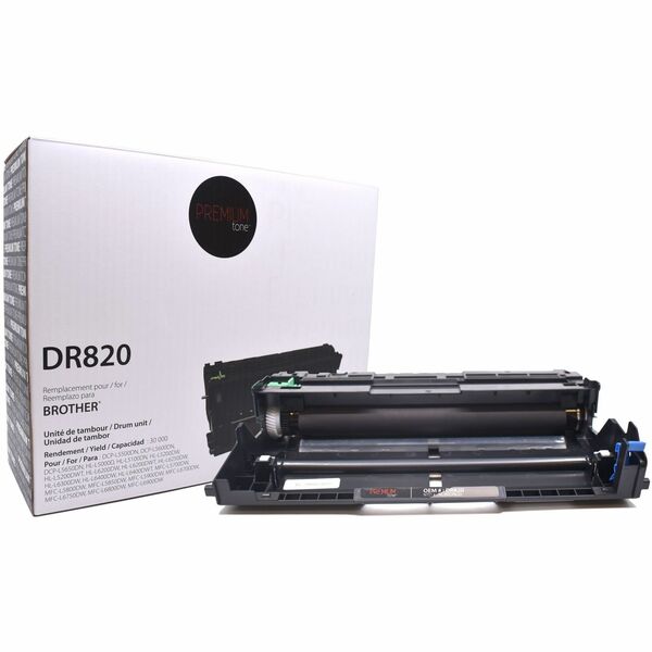Premium Tone Drum Unit - Alternative for Brother DR820 - Black - 30000 Pages - 1 Pack