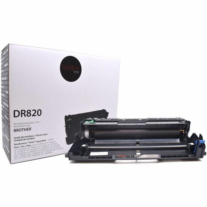 Premium Tone Drum Unit - Alternative for Brother DR820 - Black - 30000 Pages - 1 Pack