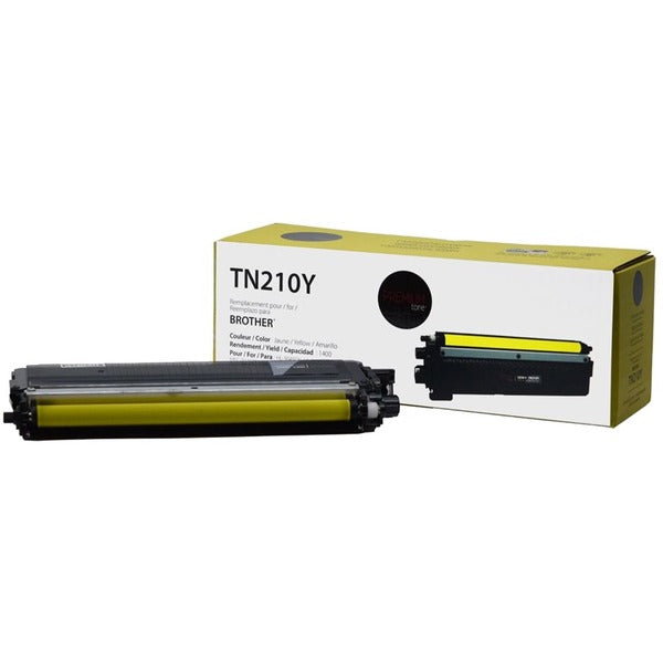 Premium Tone Laser Toner Cartridge TN210Y - Yellow - 1 Each - 1400 Pages