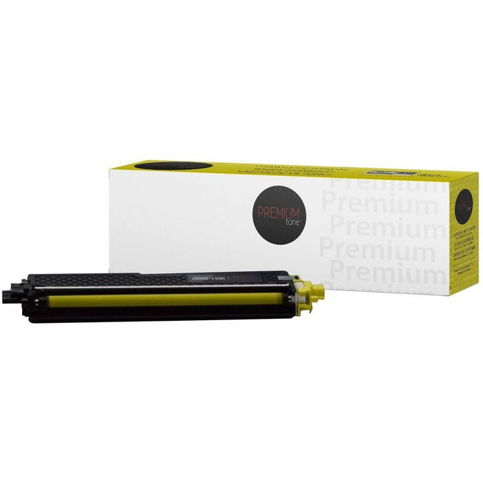 Premium Tone Toner Cartridge - Alternative for Brother TN225Y - Yellow - 2200 Pages - 1 Pack