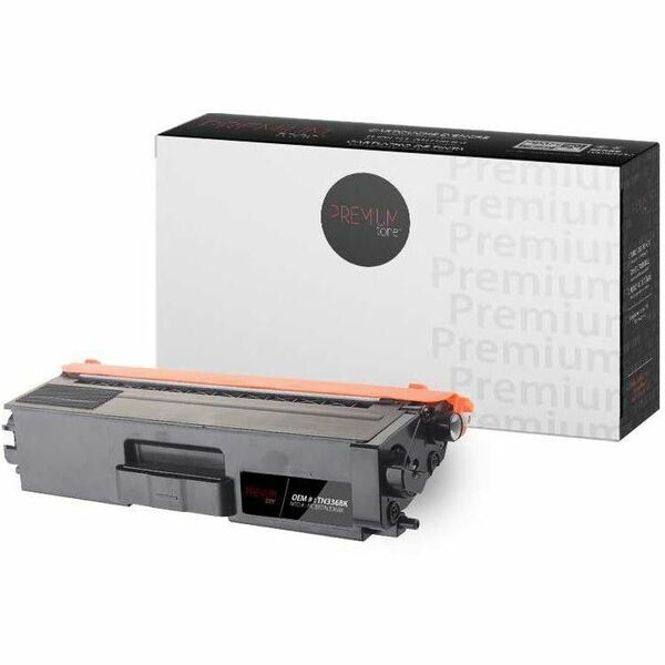 Premium Tone Toner Cartridge - Alternative for Brother TN336K - Black - 4000 Pages - 1 Pack