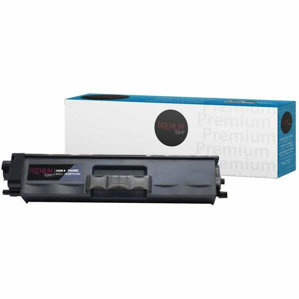 Premium Tone Laser Toner Cartridge TN336C - Cyan - 1 Pack - 3500 Pages