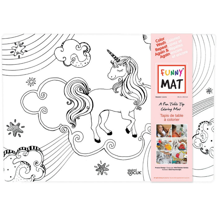 Funny Mat Table Mat - Table, Home, Restaurant, Dining - Silicone, Polypropylene - 1 Each