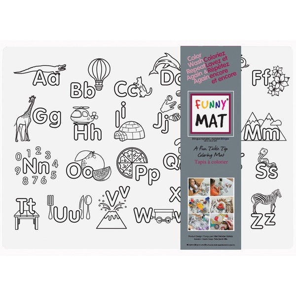 Funny Mat Table Mat - Table - Princess Design - Polypropylene - Clear - 1 Each