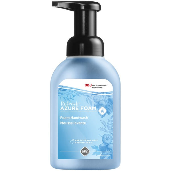 SC Johnson Fresh Apple Scent Foam Hand Soap - Fresh Apple Scent - 295.74 mL - Pump Bottle Dispenser - Dirt Remover - Hand - Moisturizing - Blue - Anti-irritant - 16 / Carton