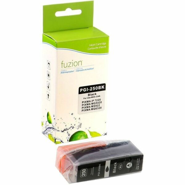 fuzion High Yield Inkjet Ink Cartridge PGI-250XL - Photo Black - 1 Each - 500 Pages