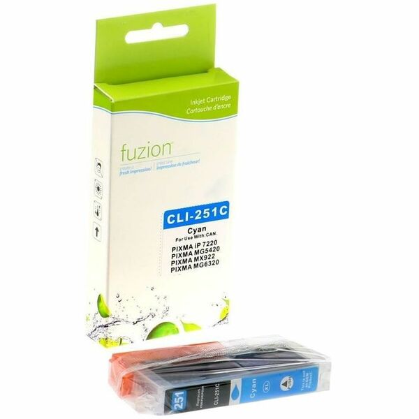 fuzion Inkjet Ink Cartridge CLI-251XL, CLI251XLM - Cyan - 1 Each - 665 Pages