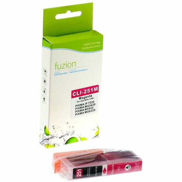 fuzion Inkjet Ink Cartridge CLI-251XL, CLI251XLM - Magenta - 1 Each - 660 Pages
