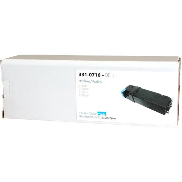 Premium Tone Toner Cartridge - Alternative for Dell 331-0716 - Cyan - 1 Pack - 2500 Pages