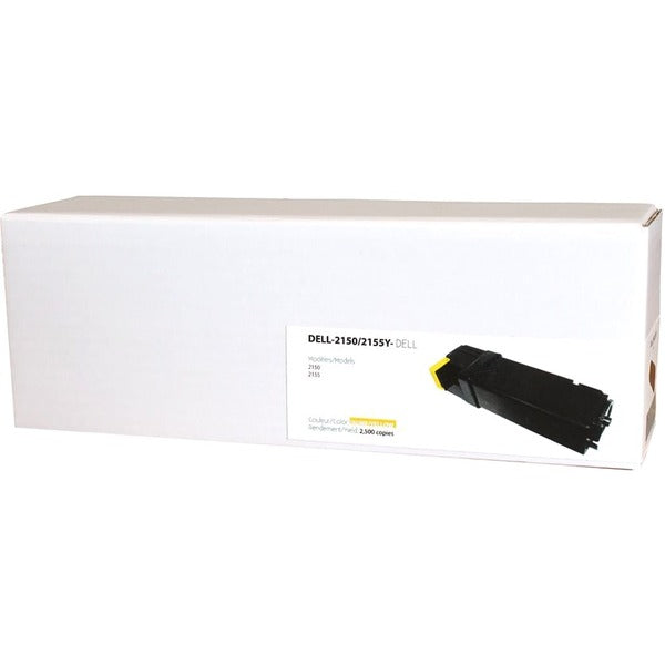 Premium Tone Toner Cartridge - Alternative for Dell 331-0718 - Yellow - 1 Pack - 2500 Pages