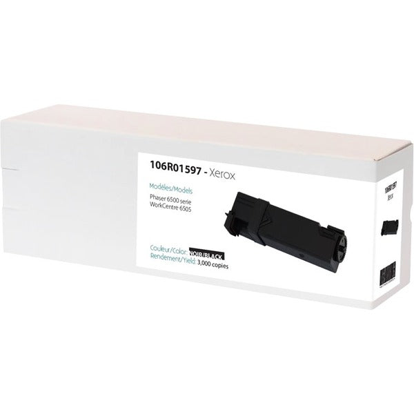Premium Tone Toner Cartridge - Alternative for Xerox 106R01597 / 106R1597- Black - 3000 Pages - 1 Pack