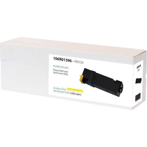 Premium Tone Toner Cartridge - Alternative for Xerox 106R01596 / 106R1596 - Yellow - 2500 Pages - 1 Pack