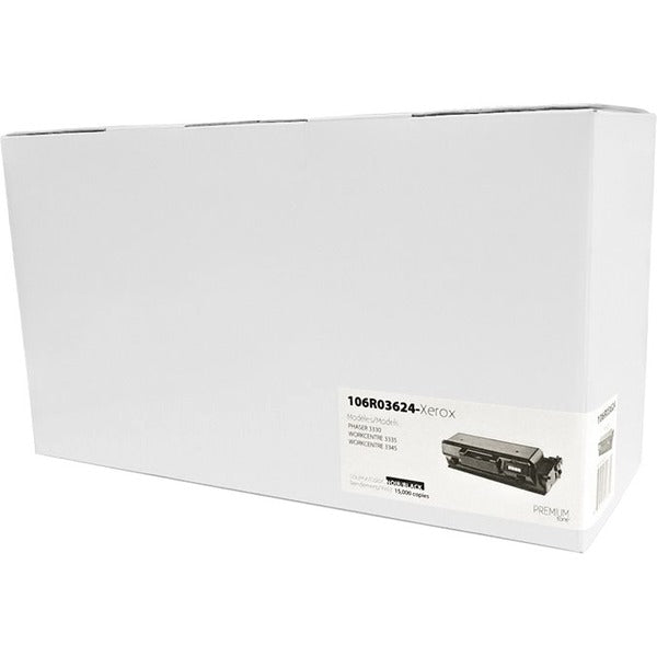 Premium Tone Toner Cartridge - Alternative for Xerox 106R03624 - Black - 15000 Pages - 1 Pack