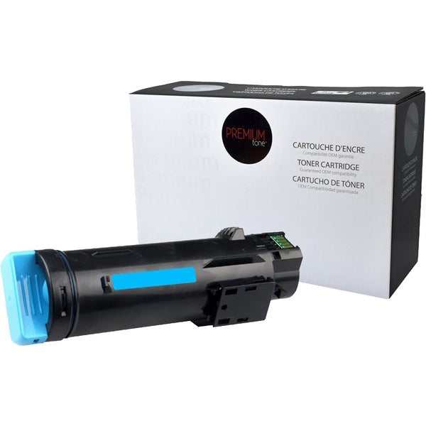 Premium Tone Toner Cartridge - Alternative for Xerox 106R03690 / 106R3690 - Cyan - 4300 Pages - 1 Pack