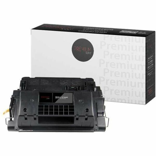 Premium Tone Toner Cartridge - Alternative for Hewlett Packard CC364X / 64X - Black - 24000 Pages - 1 Pack