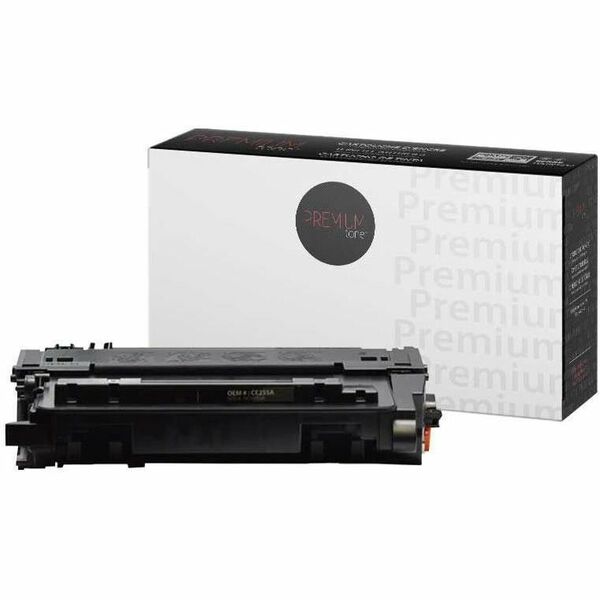 Premium Tone Toner Cartridge - Alternative for Hewlett Packard CE255A / 55A - Black - 6000 Pages - 1 Pack