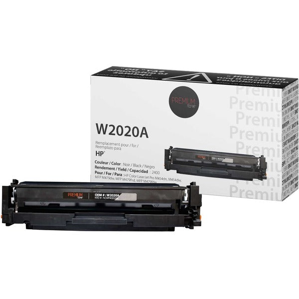 Premium Tone W2020A Toner Cartridge W2020A - Black - 1 Pack - 2400