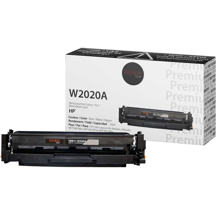 Premium Tone Toner Cartridge - Alternative for Hewlett Packard W2020A / 414A - Black - 2400 Pages - 1 Pack