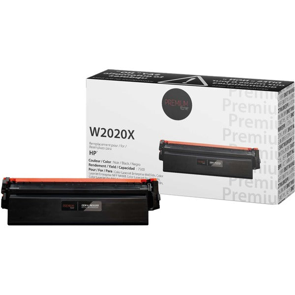 Premium Tone Toner Cartridge - Alternative for Hewlett Packard W2020X / 414X - Black - 7500 Pages - 1 Pack