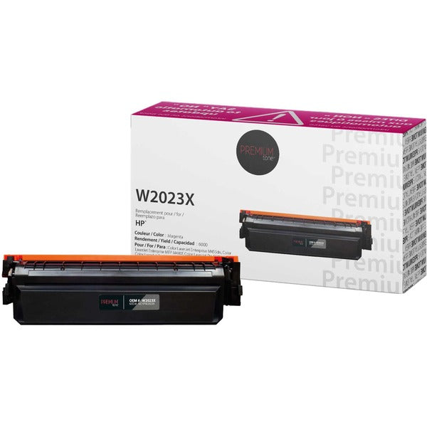 Premium Tone Toner Cartridge - Alternative for Hewlett Packard 414X / W2023X - Magenta - 6000 Pages - 1 Pack
