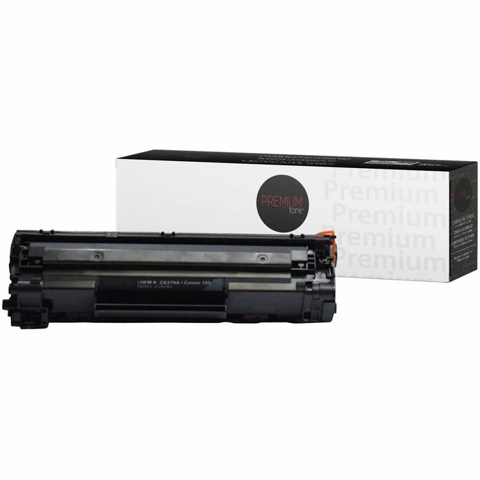 Premium Tone Toner Cartridge - Alternative for Canon 128 / Hewlett Packard CE278 - Black - 2100 Pages - 1 Pack
